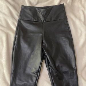 Leather leggings